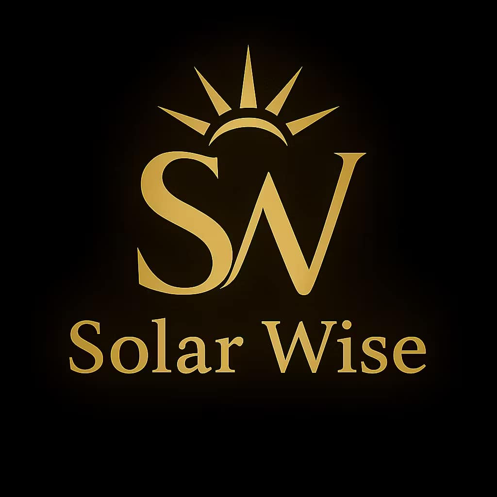 Solar Wise logo – taşınabilir güneş enerjisi çözümleri markası